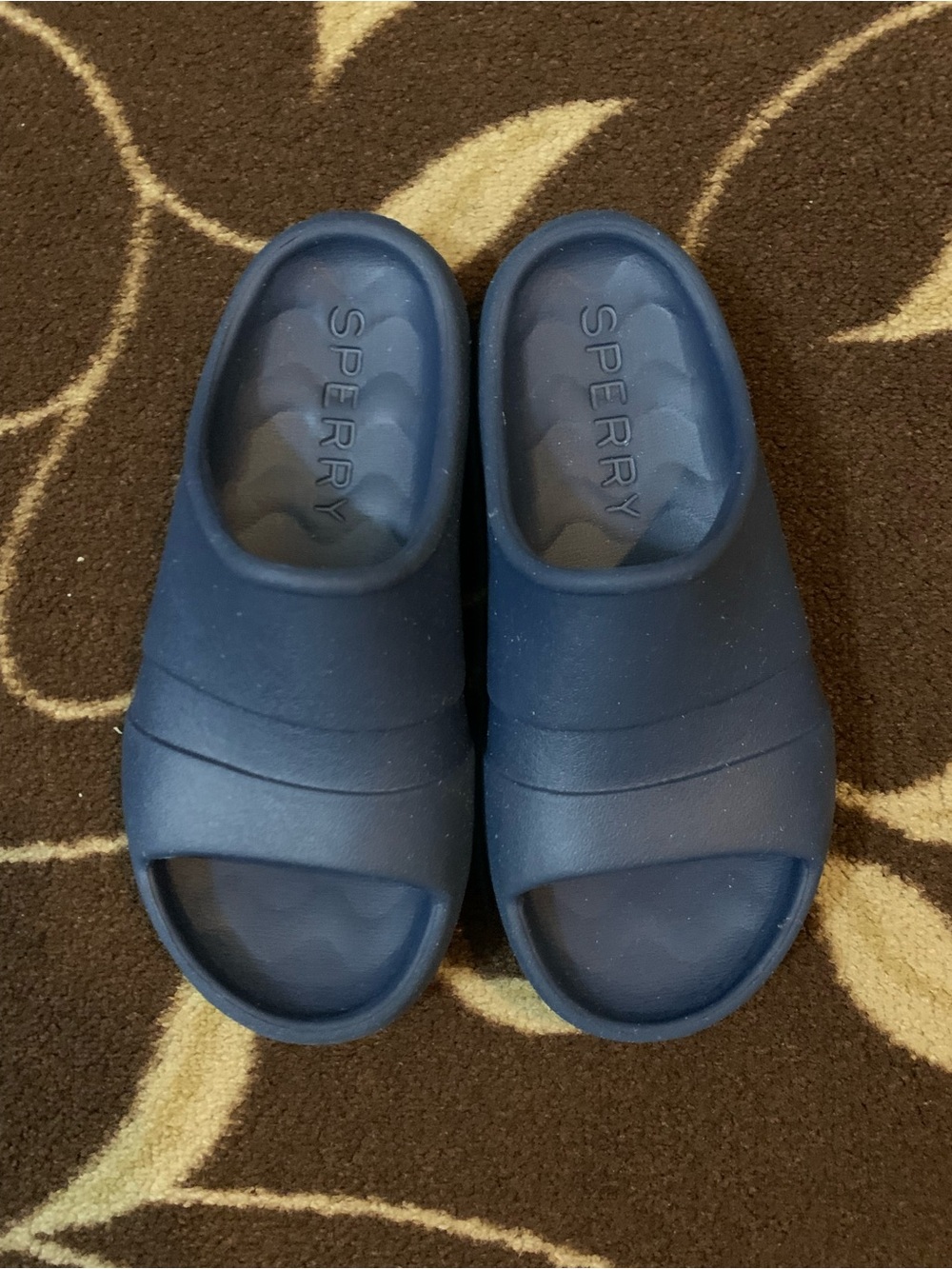 Sperry Kids Navy Foam Slide Sandals